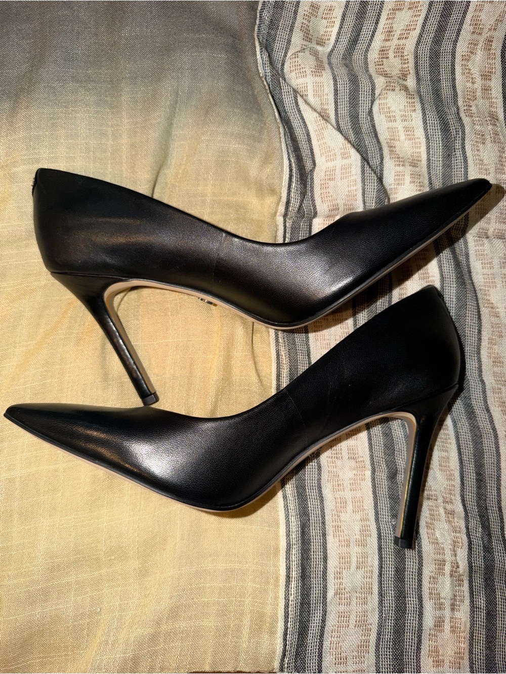 Sam Edelman Black Pointed-Toe Stilettos - Picture 2 of 5